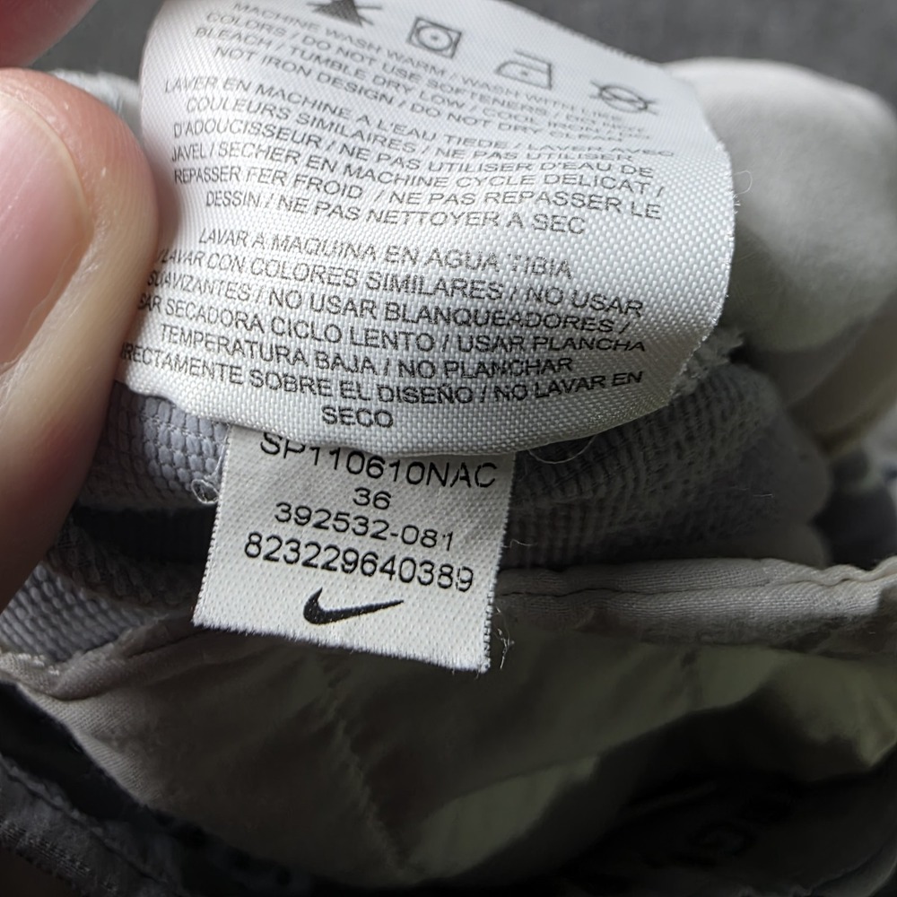Nike Golf Cargo Shorts Mens 36 Large Gray Hiking Sports 11" Inseam Dri Fit - Picture 9 of 10